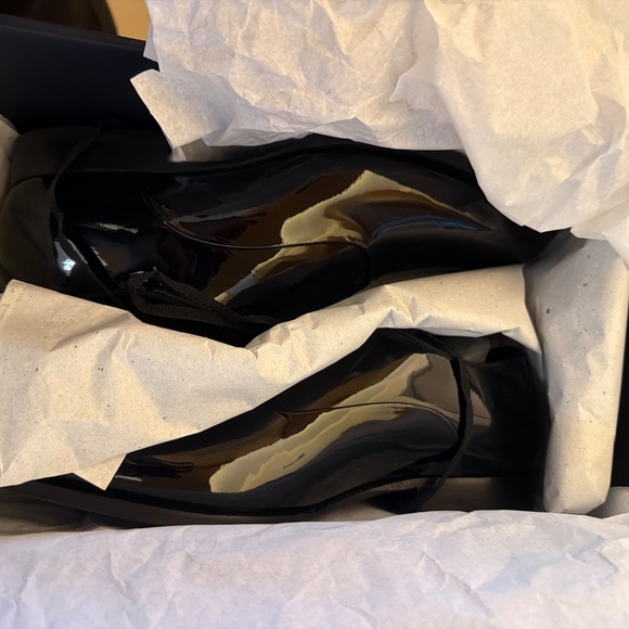 Suit Supply Black Tuxedo Oxford Leather-New in Box main image 6